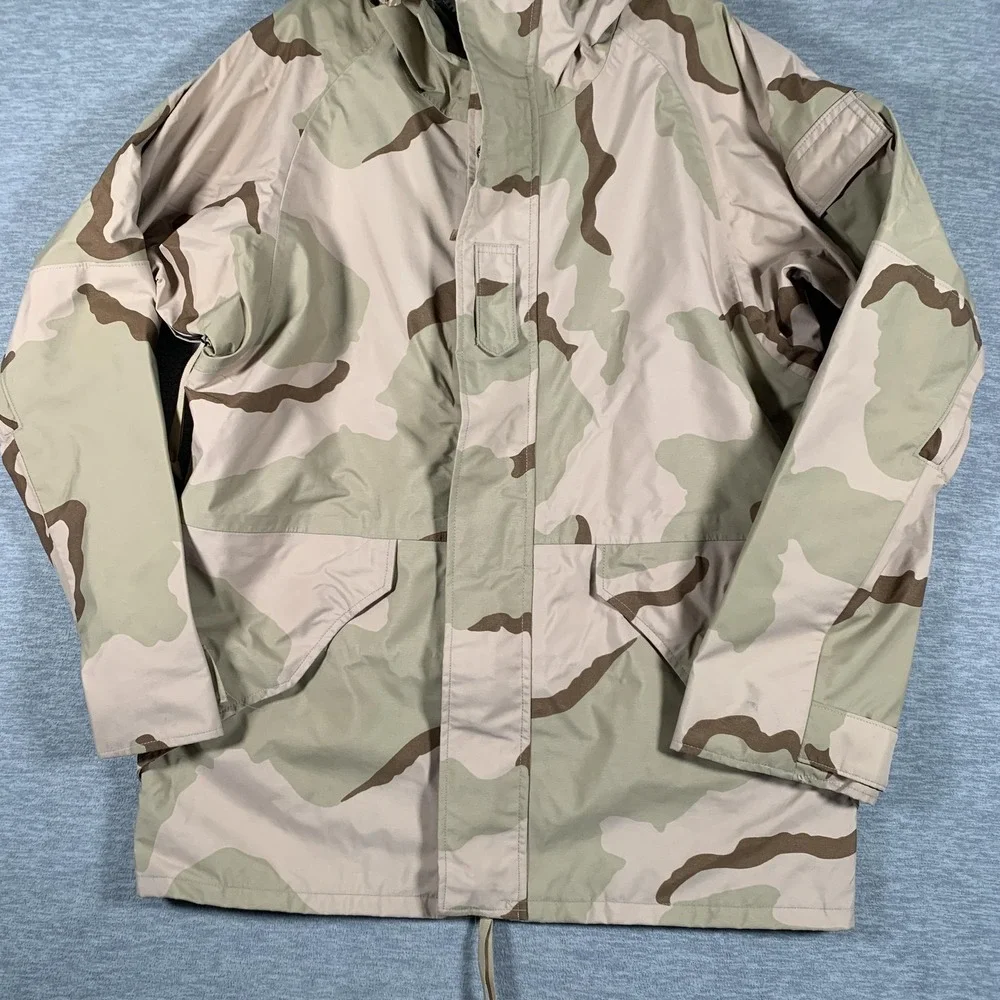Tennessee Apparel Corp Parka Mens Medium‎ Long Cold Weather Desert Camo ECWCS